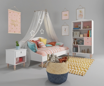 Modern Child's Bed-ID:761246923