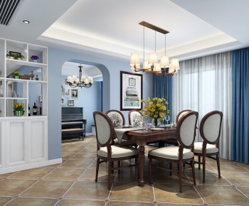 American Style Dining Room-ID:105810264