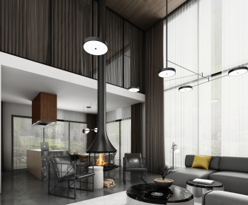 Modern A Living Room-ID:554362066