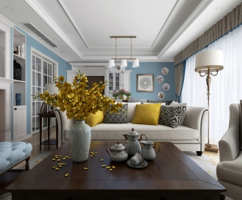 American Style A Living Room-ID:855981116