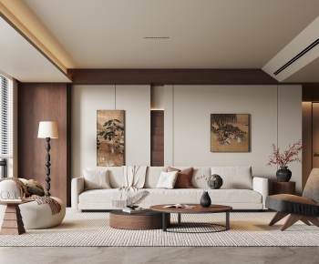 Modern A Living Room-ID:640696054