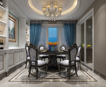 European Style Dining Room-ID:919316057