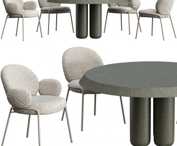 Modern Dining Table And Chairs-ID:417048937