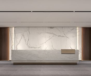 Modern Office Reception Desk-ID:256150013