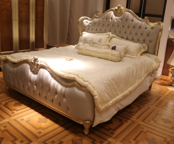 European Style Double Bed-ID:820658928