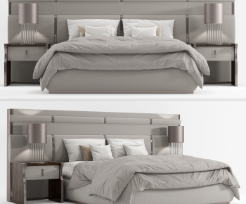 Modern Double Bed-ID:412280661