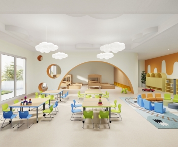 Modern Kindergarten Classrooms-ID:364052068