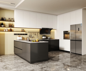 Modern Open Kitchen-ID:411660751