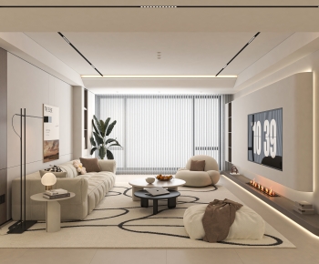 Modern A Living Room-ID:727310294