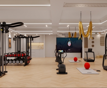 French Style Home Fitness Room-ID:939184906