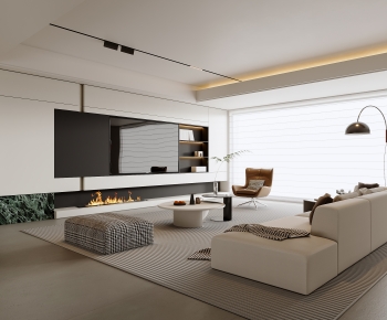 Modern A Living Room-ID:282304059