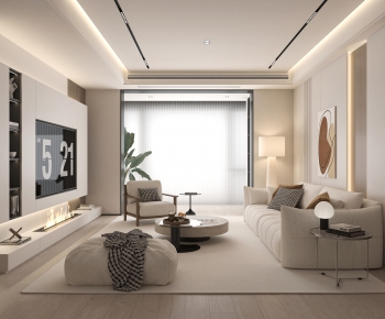 Modern A Living Room-ID:708431964