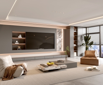 Modern A Living Room-ID:739742045