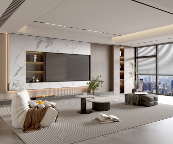 Modern A Living Room-ID:513540032