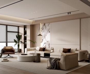 Modern A Living Room-ID:514461994