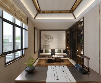 New Chinese Style Study Space-ID:977739106