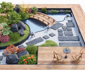 New Chinese Style Courtyard/landscape-ID:750813016