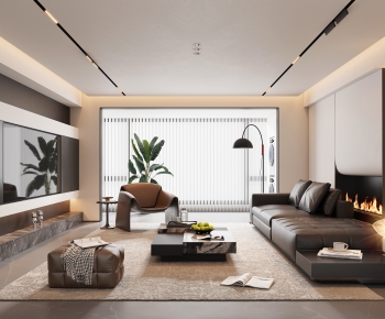 Modern A Living Room-ID:936681039