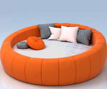 Modern Round Bed-ID:110187057