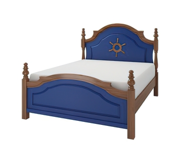 Mediterranean Style Double Bed-ID:413952113