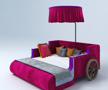 European Style Double Bed-ID:810698998