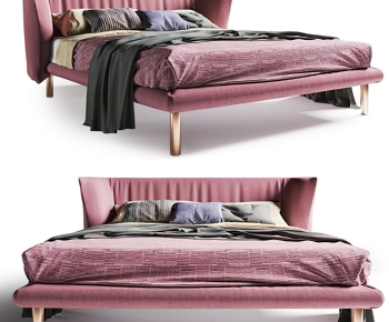 Modern Double Bed-ID:772329096