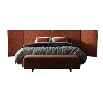 Modern Double Bed-ID:455161095