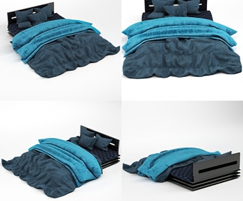 Modern Double Bed-ID:846513034