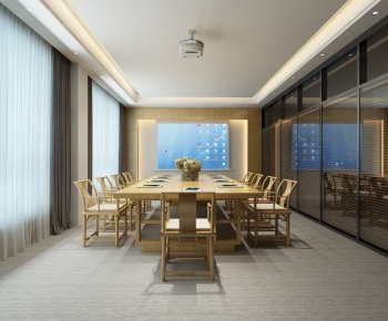 New Chinese Style Meeting Room-ID:955768116