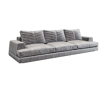 Modern Three-seat Sofa-ID:516875038