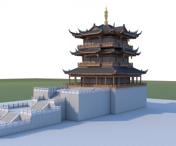 Chinese Style Tower-ID:232034925