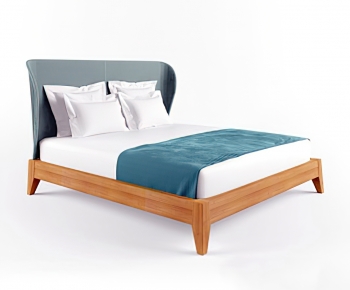 Modern Double Bed-ID:457669023