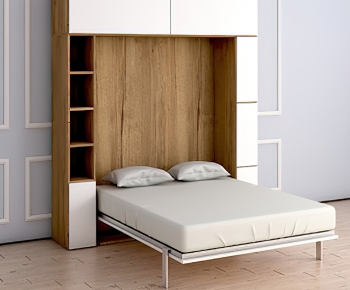 Modern Double Bed-ID:359333045