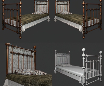 European Style Single Bed-ID:601198918