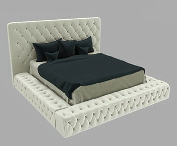 Modern Double Bed-ID:442656047