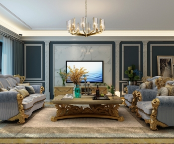 European Style A Living Room-ID:788259583