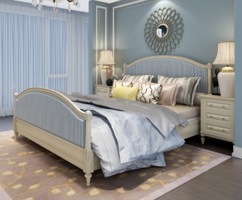 European Style Double Bed-ID:923830035