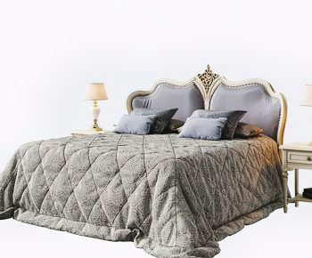 European Style Double Bed-ID:523497104