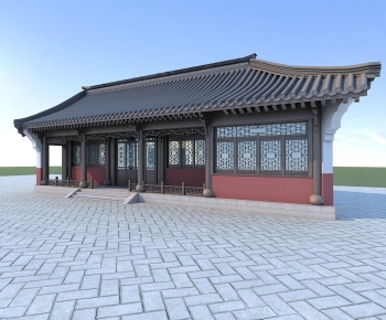 Chinese Style Ancient Architectural Buildings-ID:396241902