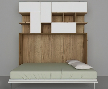 Modern Double Bed-ID:274140856