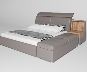 Modern Double Bed-ID:636784084