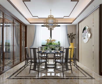 New Chinese Style Dining Room-ID:310543063