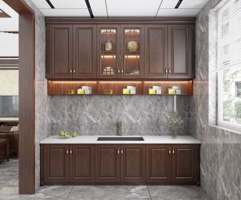 New Chinese Style Kitchen Cabinet-ID:553951988