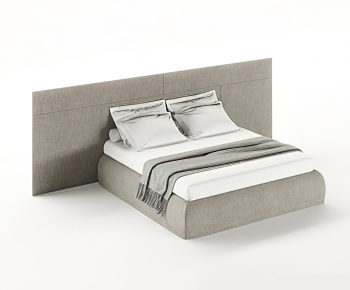 Modern Double Bed-ID:158021935