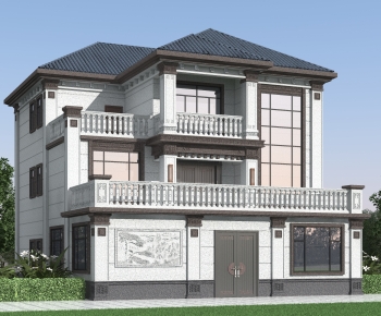 New Chinese Style Detached Villa-ID:479506976