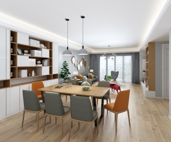 Nordic Style Dining Room-ID:543288953