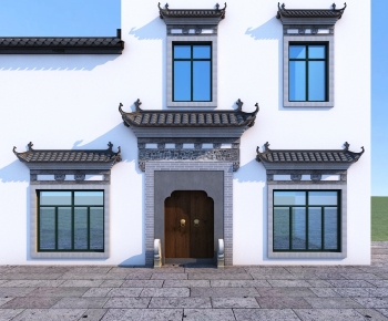 Chinese Style Facade Element-ID:379956967