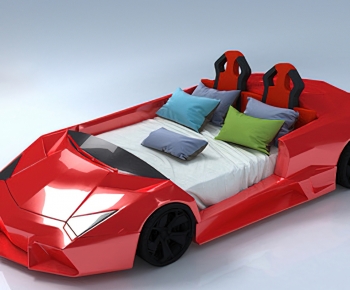 Modern Child's Bed-ID:962004902