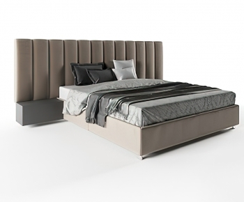 Modern Double Bed-ID:830773125