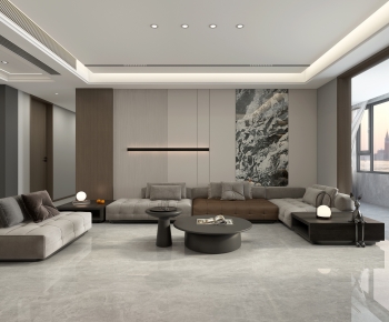 Modern A Living Room-ID:797739982